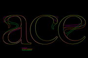 Ark - Psychedelic Art Nouveau Serif, a Serif Font by Fenotype (Thumbnail 3 of 13)
