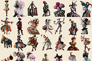 Peculiar Circus Crew Clipart Bundle, a Person Illustration by Fusion Dream (Thumbnail 3 of 7)