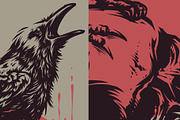 Raven, an Animal Illustration by daver2002ua (Thumbnail 2 of 2)
