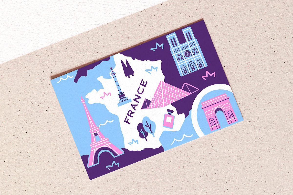 Paris Map Creator, a Decorative Illustration by Great Glebsby (Photo 6 of 7)