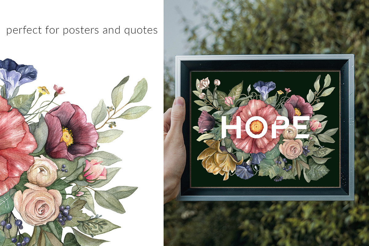 Baroque Floral Composition, an Illustration by SophieLittleEye (Photo 7 of 7)