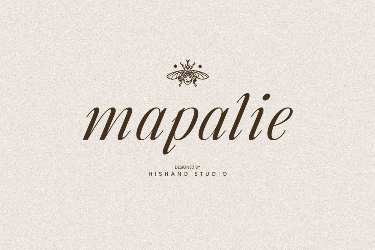 Mapalie Elegant Italic Serif, a Serif Font by Hishand Studio (Photo 1 of 10)