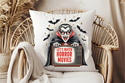 Let's Watch Horror Movies Halloween, an Illustration by DreamCafeArt (Thumbnail 6 of 7)