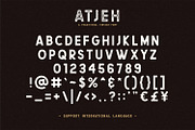 Atjeh - A Traditional Vintage Font, a Sans Serif Font by Graphicfresh (Thumbnail 4 of 6)
