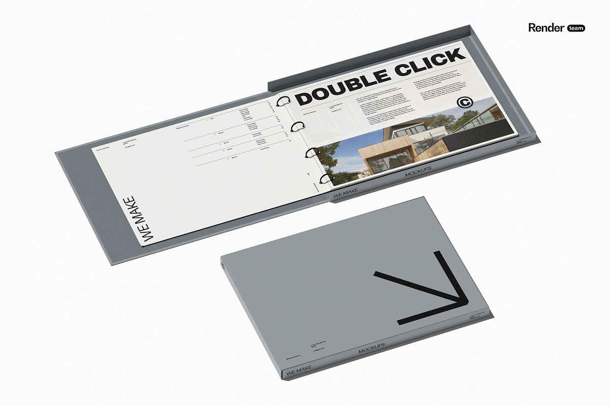 Binder Mockup Set, a Product Mockup by Renderteam (Photo 15 of 16)