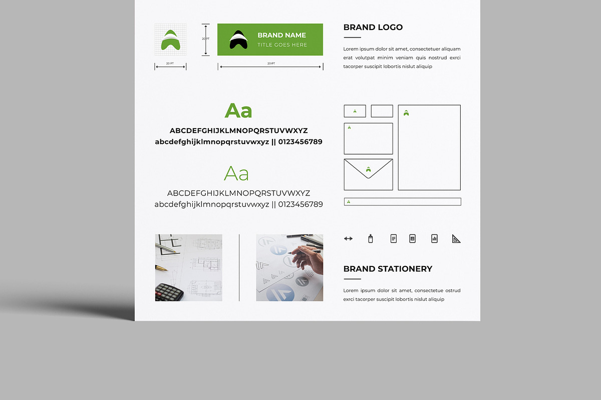 Brand Guidelines Poster, a Poster Template by MightyDesign (Photo 5 of 8)