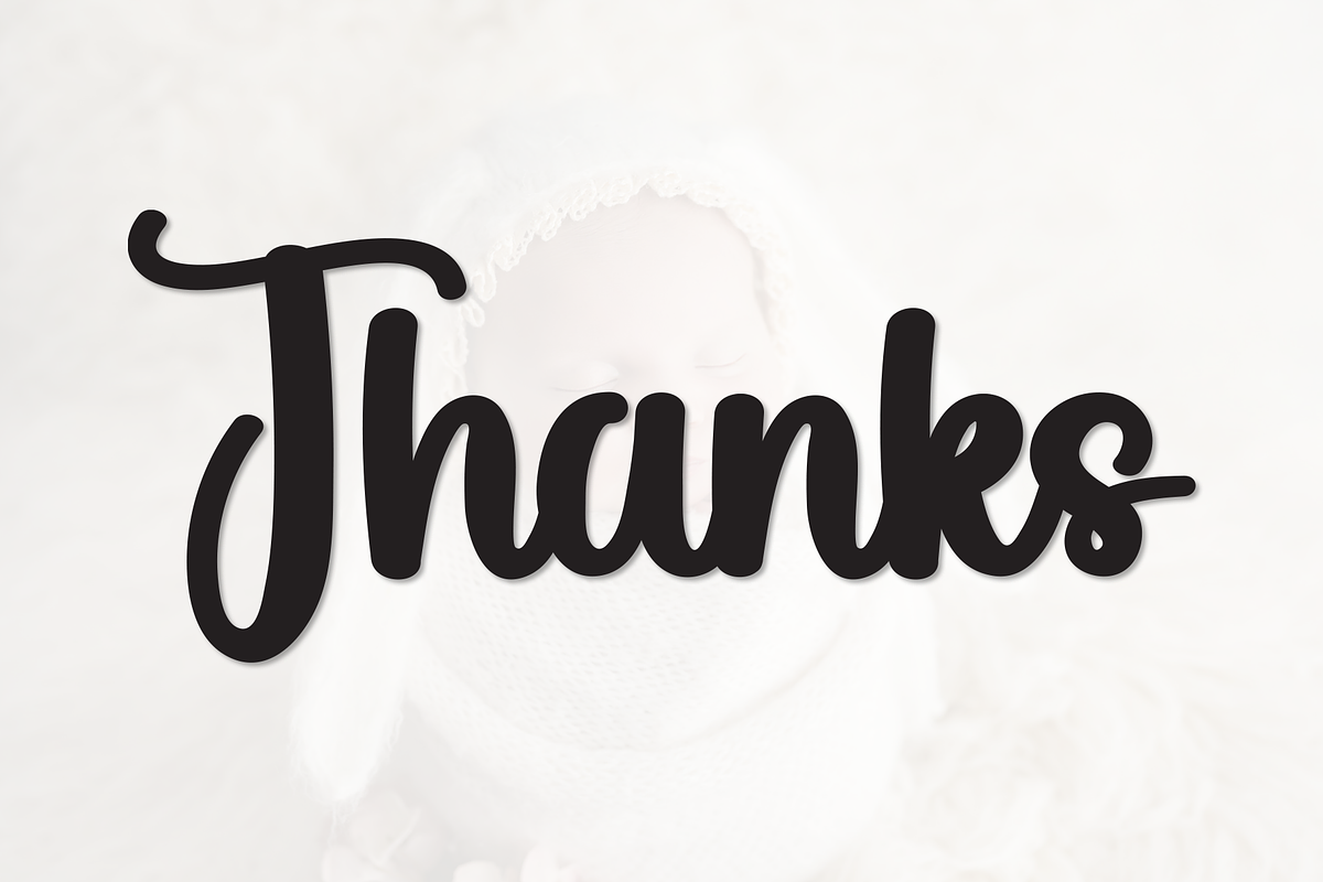 Newborn | Script Font, a Handwritten Font by Scratchones (Photo 9 of 9)