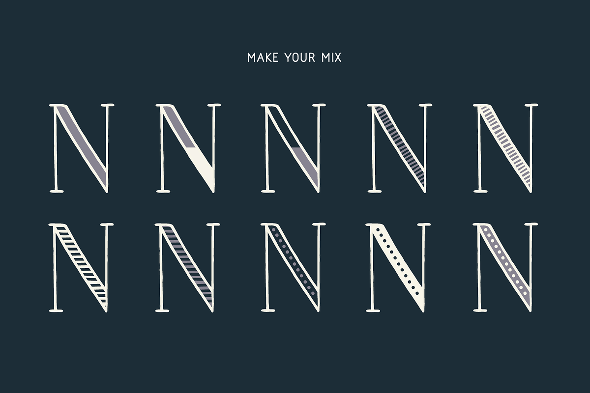 Naive Inline Font Collection preview 3