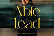 Able Lead - Stylish Fashion Display, a Serif Font by Sohel Studio (Thumbnail 1 of 10)