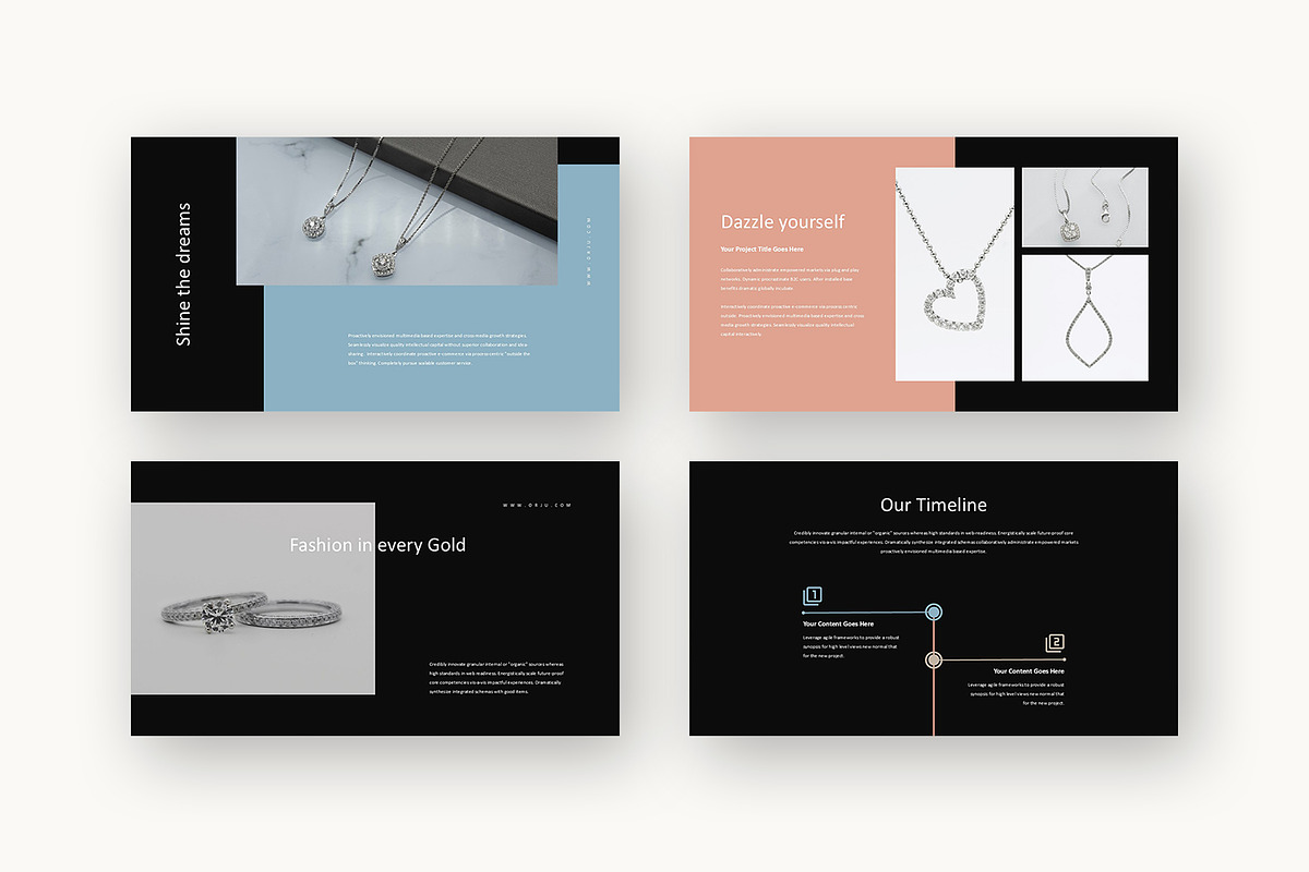 Orju : Jewelry Brand Powerpoint, a Presentation Template by Punkl Camp (Photo 10 of 16)