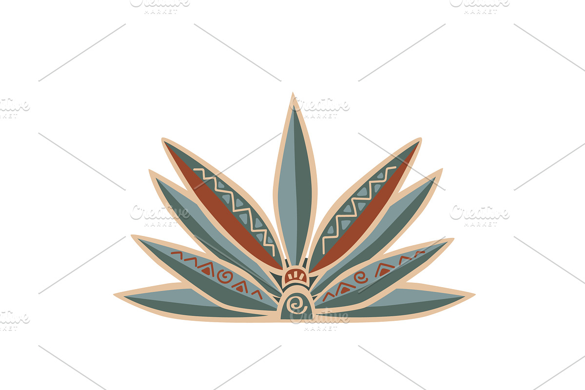 Blue agave or tequila agave plant, an Animal Illustration by Toltemara