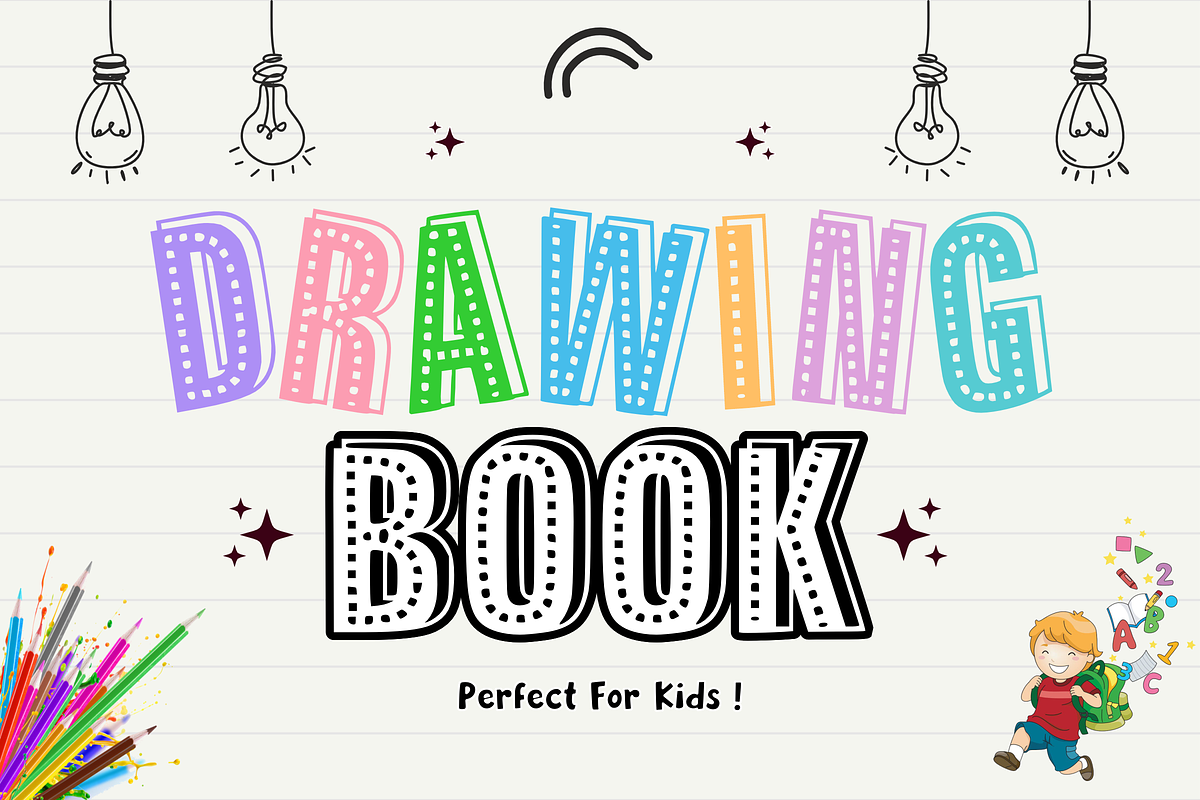 Happy Girl - Playful Cute Font, a Sans Serif Font by KiddoGlyphs Studio (Photo 3 of 5)