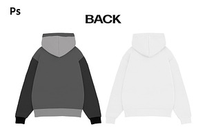 Hoodie Template Hoodie PSD Mockup