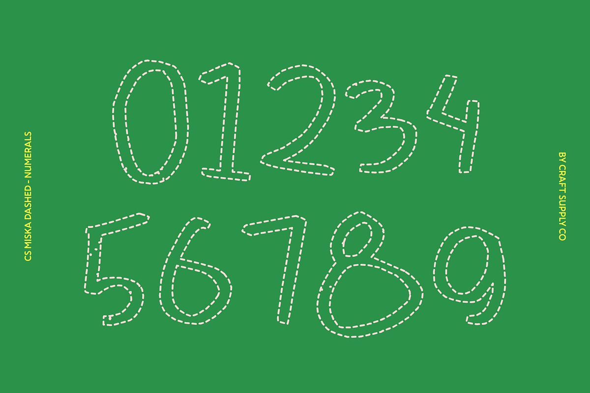 CS Miska Dashed, a Handwritten Font by Craft Supply Co. (Photo 5 of 8)