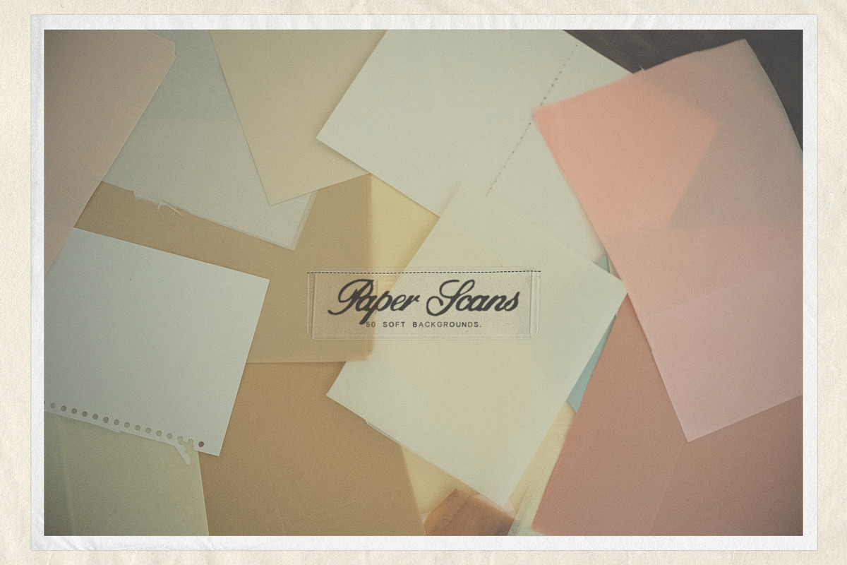 Paper Scans: 50 Soft Backgrounds, a Texture Graphic by lerinartstudio (Photo 10 of 11)