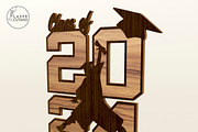 Graduation 2024 Decorative Cut File, a Templates & Theme by LaserCutano (Thumbnail 3 of 7)