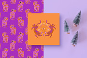 Folk Art Tigers, an Animal Illustration by Annakniaz (Thumbnail 8 of 15)