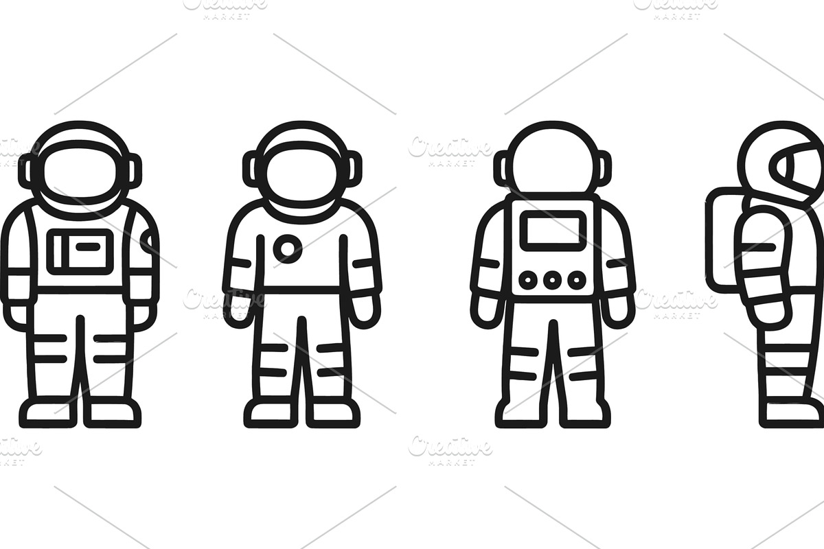 Space exploration outlined with, an Illustration by ZinetroN