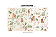 Fall Forest Animals Autumn pattern, a Pattern Graphic by Milatoo (Thumbnail 2 of 4)