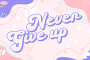 Cute Groovy - Retro Script Font, a Script Font by Densu Creative (Thumbnail 6 of 8)