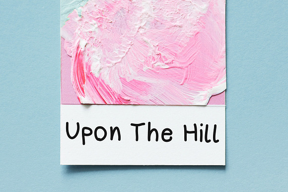 Upon The Hill - A Handwritten Font preview 6