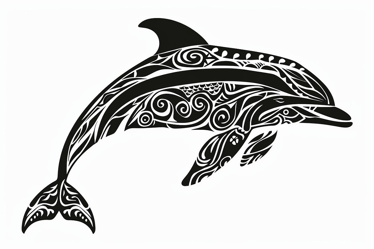 Tribal Dolphin Laser Cut Bundle, a Graphic by balal (Photo 11 of 16)