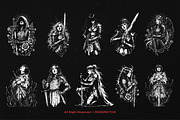 10 Bundle Dark Art Women Soldier, an Illustration by Morspective (Thumbnail 6 of 7)