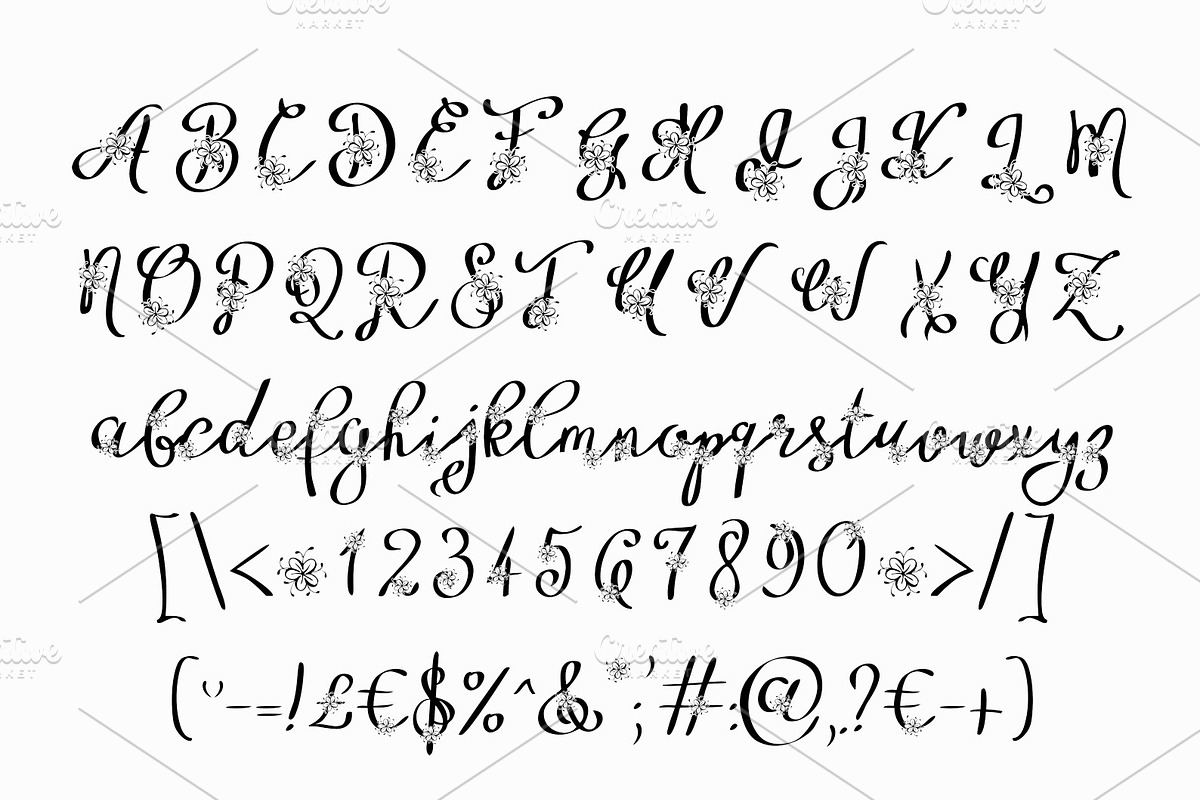 Floryfic Font preview 6