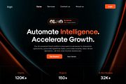 startups,car, relstate landing pages, a Design Template by RayeesKhan (Thumbnail 2 of 5)