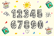 CHILDREN COMICS - Striped Kids Font, a Sans Serif Font by KiddoGlyphs Studio (Thumbnail 5 of 5)