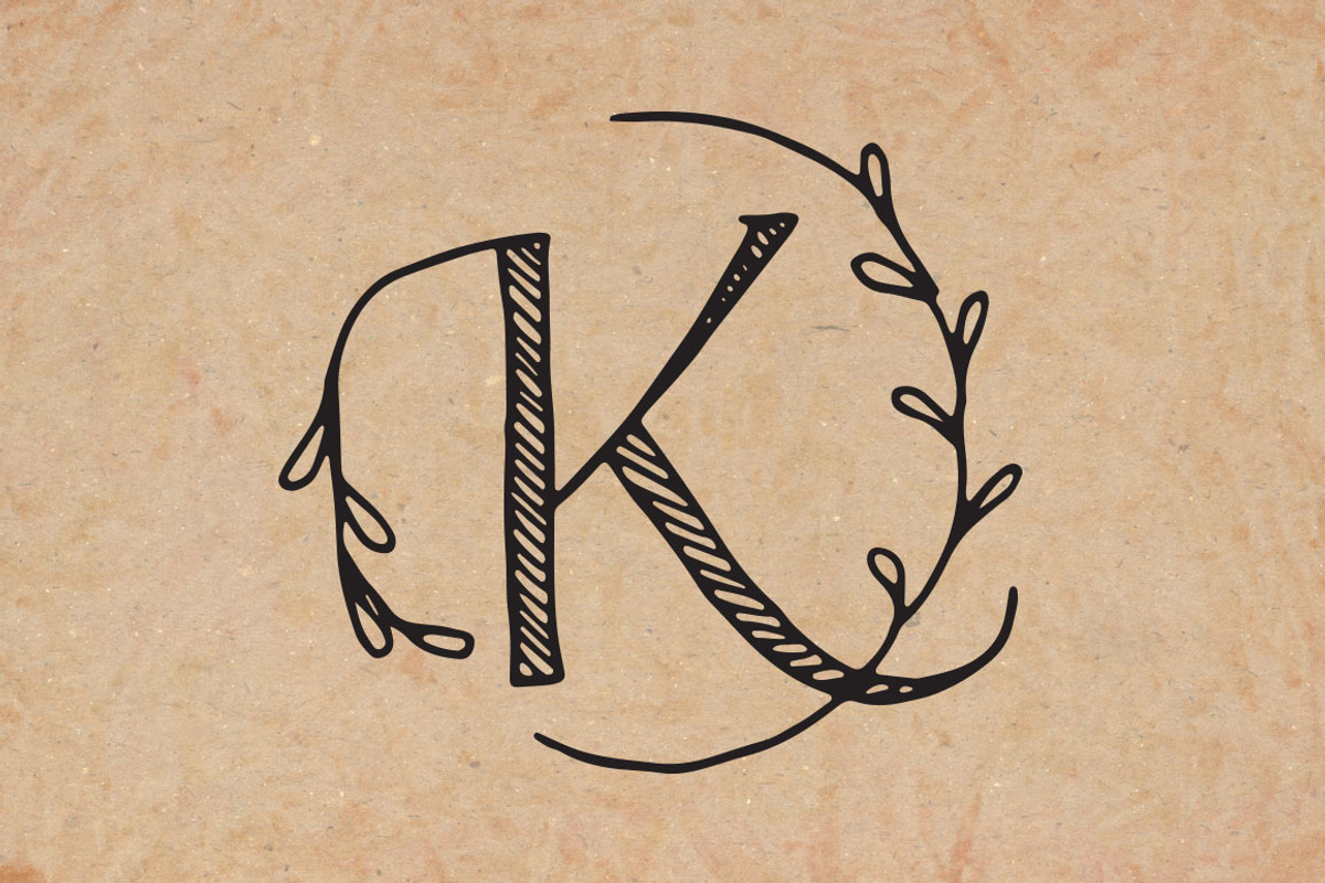 Botanical Monograms Vector, PNG, OTF, an Illustration by MyNatureGraphics (Photo 2 of 4)