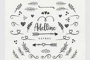 Adelline | beautiful elegant font, a Script Font by great19 (Thumbnail 4 of 9)