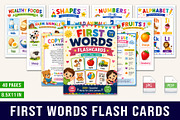 First Words Flashcards, a Stationery Template by Designmela01 (Thumbnail 1 of 5)