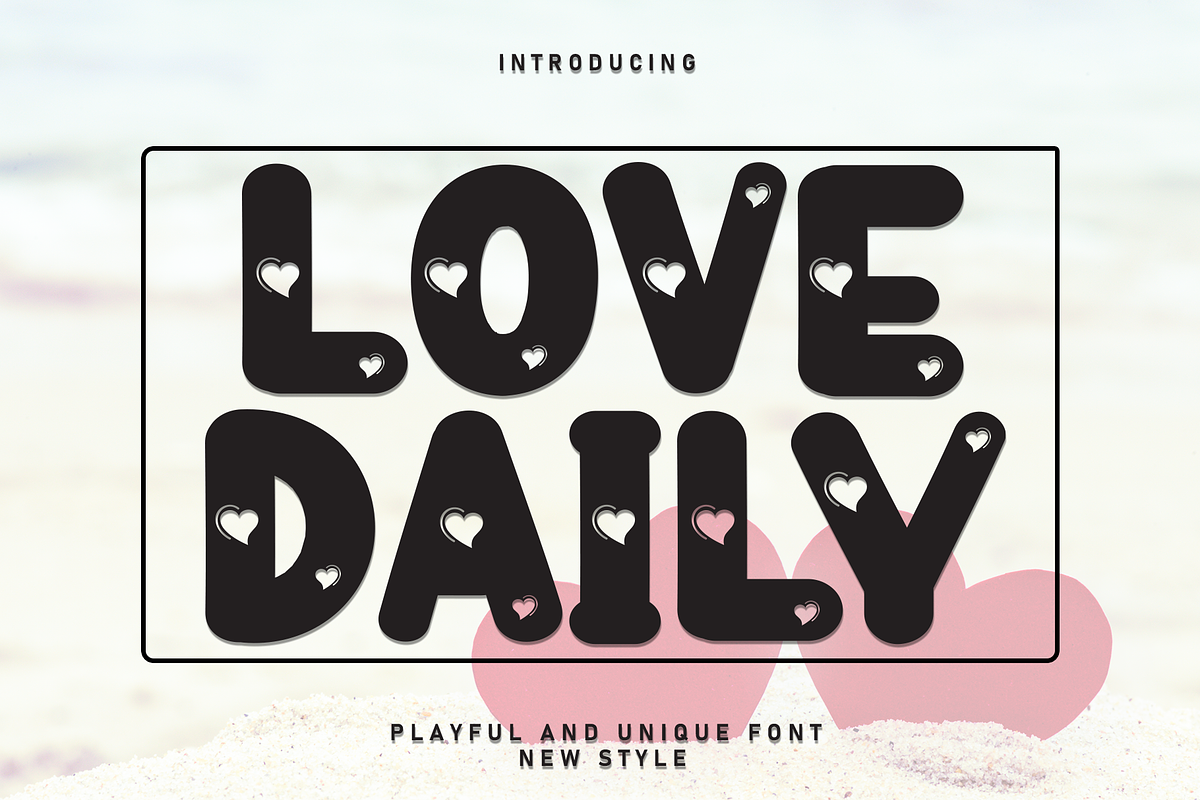 Love Daily | Script Font, a Script Font by Scratchones (Photo 1 of 8)