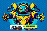 Vector Pattern Photo Effect, a Layer Style Add-On by iDoodle Studio (Thumbnail 1 of 4)