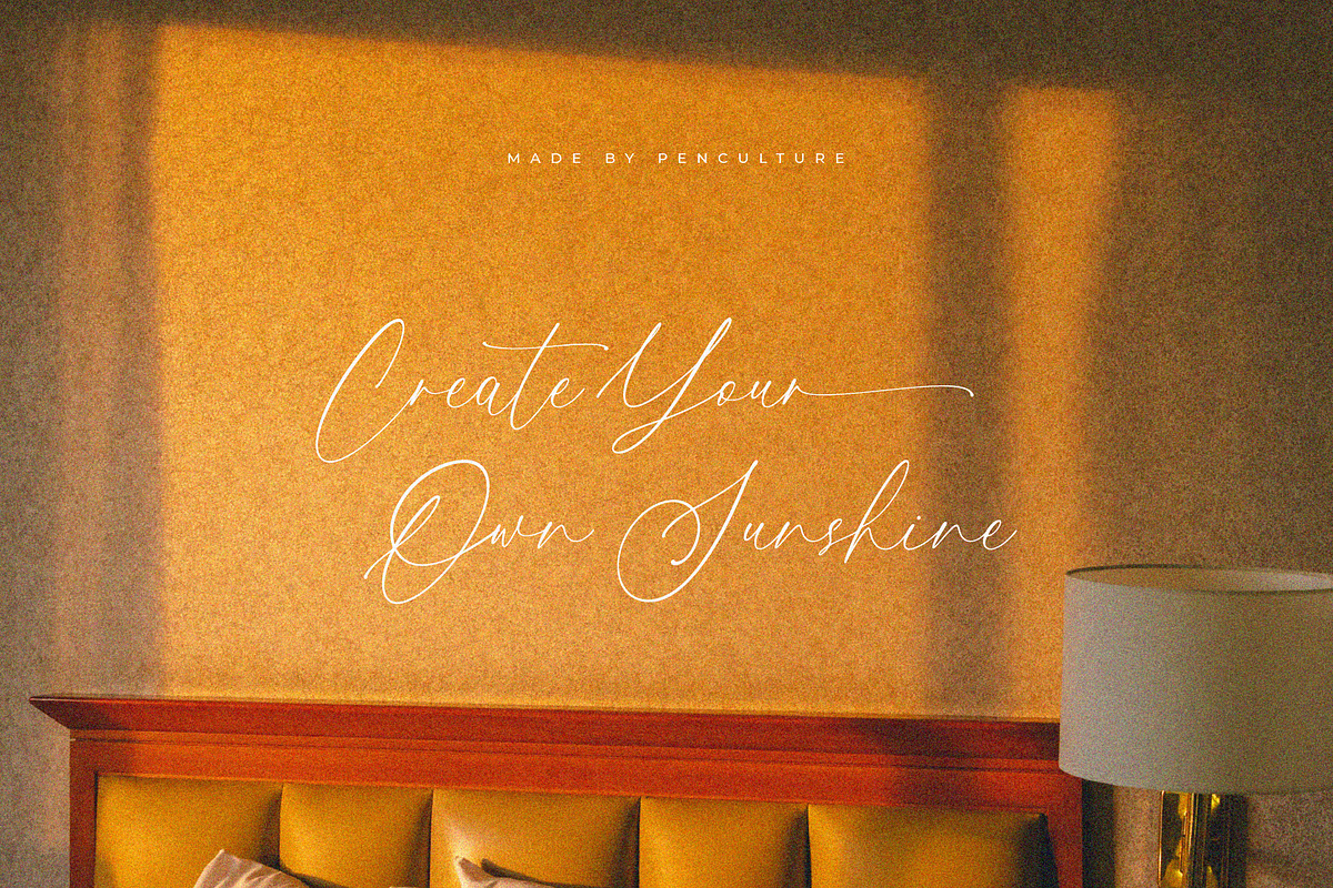 Gisella - Lovely Calligraphy Font, a Script Font by Pen Culture (Photo 9 of 11)