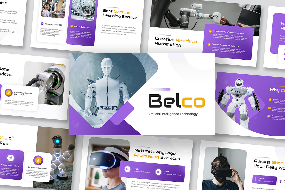 Belco Artificial Intelligence PPT, a Presentation Template by kerismaker (Photo 1 of 10)