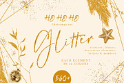 Glitter - textures, frames etc., a Texture Graphic by LeriaArt watercolor (Thumbnail 1 of 6)