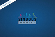Sinuous Buttons Kit, a Templates & Theme by FWPolice (Thumbnail 1 of 3)