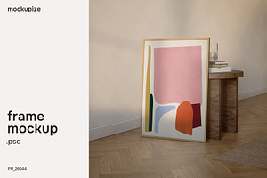 Poster Frame Mockup PSD 5x7 Ratio, a Mockup by mockupize