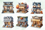 Halloween Shop Storefront Clipart, an Illustration by Creative Art (Thumbnail 2 of 4)