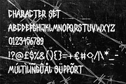 Black Rotting Spiked Darkmetal Font, a Blackletter Font by PutraCetol Studio (Thumbnail 5 of 5)