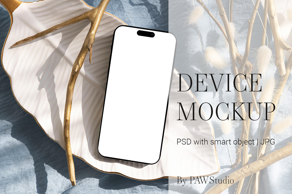 Device Mockup Phone BGW, an iPhone Mockup by PawMockups (Photo 1 of 11)