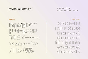 Chesalova - Unique Typeface