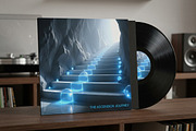Glowing Ice Staircase Cave Photo, a Background Graphic by Aura Canyon HQ (Thumbnail 3 of 8)