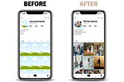 TikTok Mockup Canva Template, a Social Media Template by GraphiCarola (Thumbnail 3 of 6)