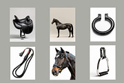 Horse Harmony — Minimalist Art Print, a Decorative Illustration by Vika_Softlife (Thumbnail 2 of 4)