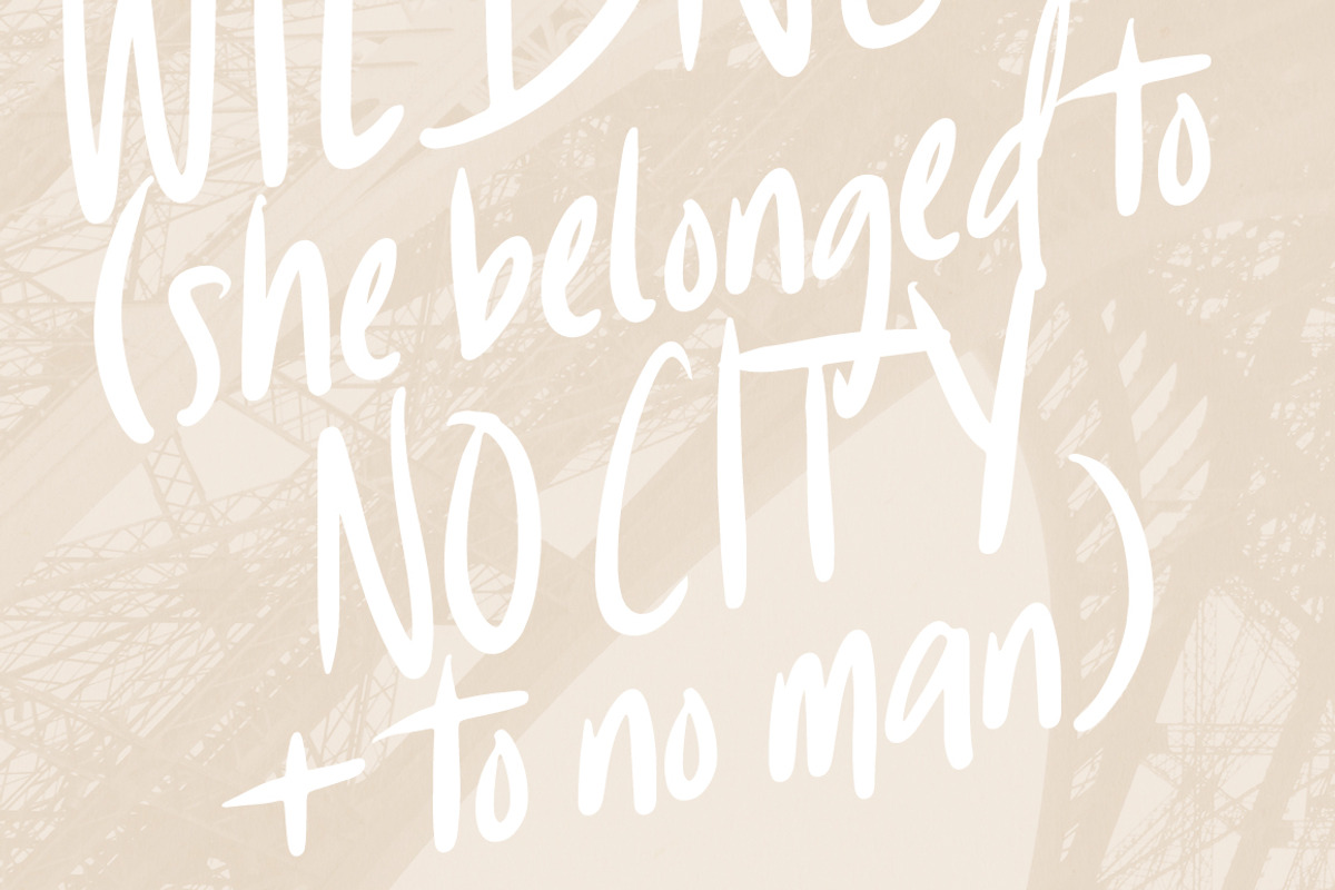 Paris | A Romantic Font preview 4