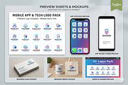 15 Mobile and Smart Phone Tech Logos, a Branding & Logo Template by Design_Planet (Thumbnail 1 of 4)