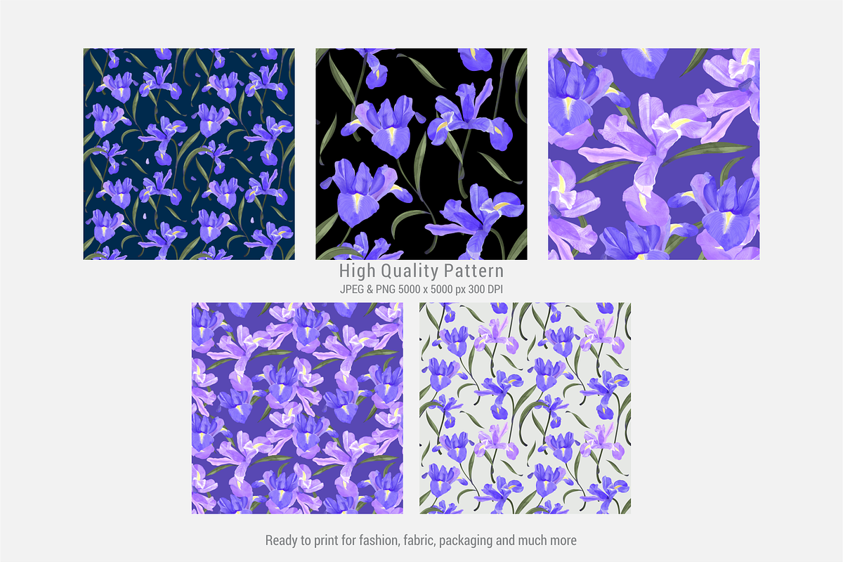 Iris Pattern, a Pattern Graphic by Madebyia (Photo 7 of 7)